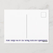 Furry Cheese Man Business Mouse Tie Glasses Nerdy Briefkaart (Achterkant)