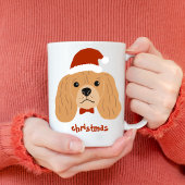 Furry Christmas Schattige Christmas Holiday Pet Mo Grote Koffiekop
