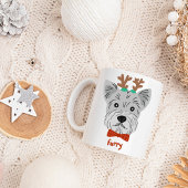Furry Christmas Schattige Christmas Holiday Pet Mo Grote Koffiekop