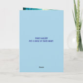 FURRY CRITTER VERJAARDAG KAART VOOR KINDEREN (Achterkant)