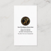 Furry Dog Moeder Kinder Huisdier Zitten Visitekaartje (Achterkant)