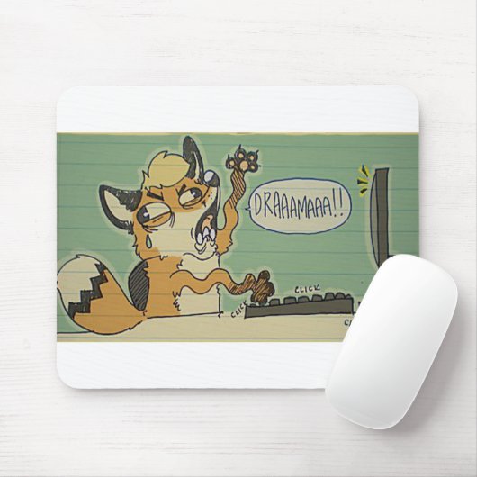 Furry Drama Mousepad Muismat (Met muis)