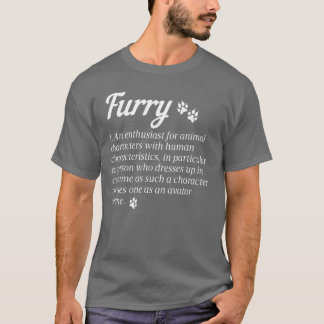 Furry Een enthousiasteling voor dierlijke personag T-shirt