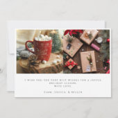 Furry en Bright Pet 3 Foto Funny-feestkaart Kaart (Achterkant)