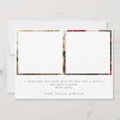 Furry en Bright Pet 3 Foto Funny-feestkaart Kaart (Achterkant)