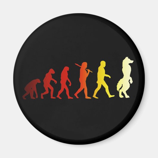 Furry-evolutie Magneet (Voorkant)