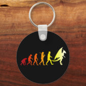 Furry-evolutie Sleutelhanger (Voorkant)