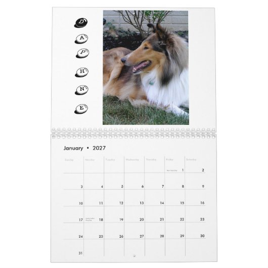 Furry Family '09 Kalender (Jan 2027)