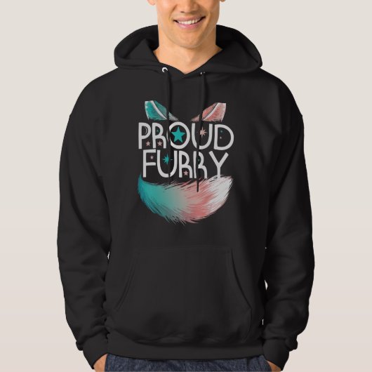 Furry Fandom Cosplay Animal Lover Furries Fu Hoodie (Voorkant)