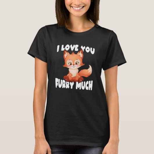 Furry Fandom Fox Cosplay-Gezegde T-shirt (Voorkant)