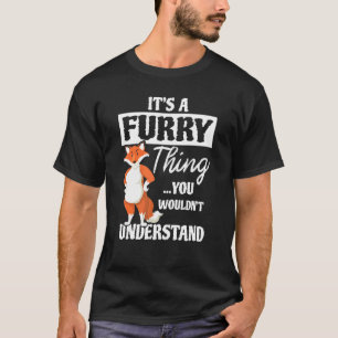 Furry Fandom Furries Cute Animal Cosplay Costuum T-shirt