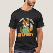 Furry Fandom Furries Fursona Fursuit T-shirt (Voorkant)