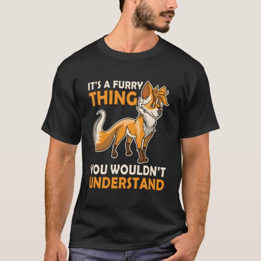 Furry Fandom - Furries Fursona Fursuit T-shirt (Voorkant)