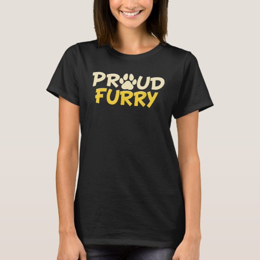 Furry Fandom Furries Fursona Proud Furry T-shirt (Voorkant)