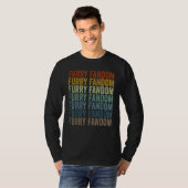 Furry Fandom Fursona Fursuit T-shirt (Voorkant volledig)