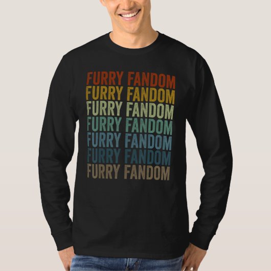 Furry Fandom Fursona Fursuit T-shirt (Voorkant)