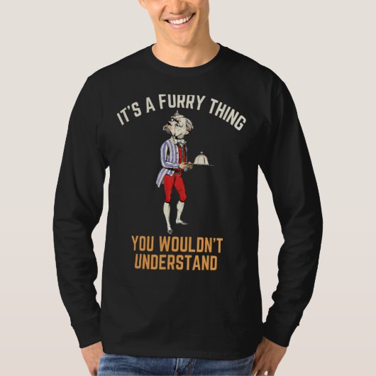 Furry Fandom Pride Animal Furries Cosplay T-shirt (Voorkant)