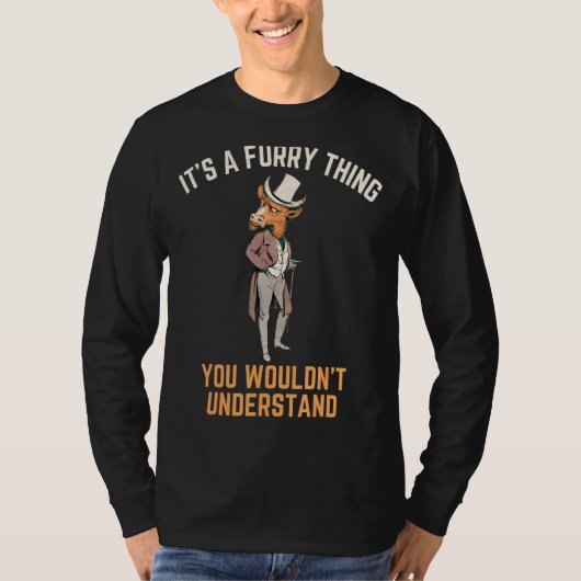 Furry Fandom Pride Animal Furries Cosplay T-shirt (Voorkant)