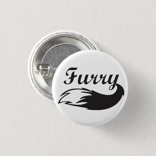 Furry Fandom Ronde Button 3,2 Cm (Voorkant /achterkant)