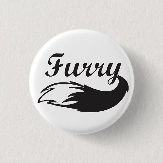 Furry Fandom Ronde Button 3,2 Cm (Voorkant)