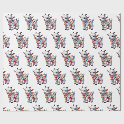 Furry feestelijke vrienden cadeaupapier (Vlak)