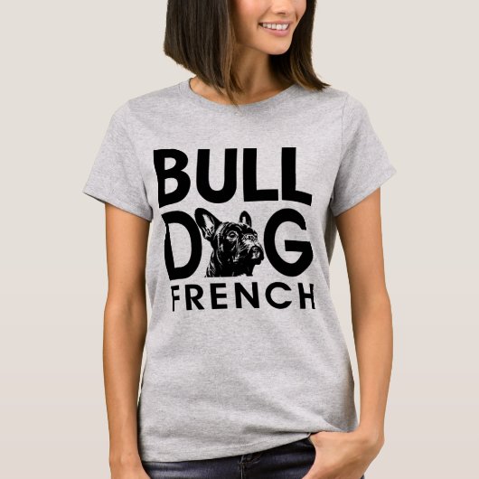 "Furry Frenchie Love" T-shirt (Voorkant)