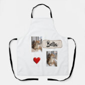 Furry Friend, Loving Mom – Personalized Apron Schort (Voorkant)