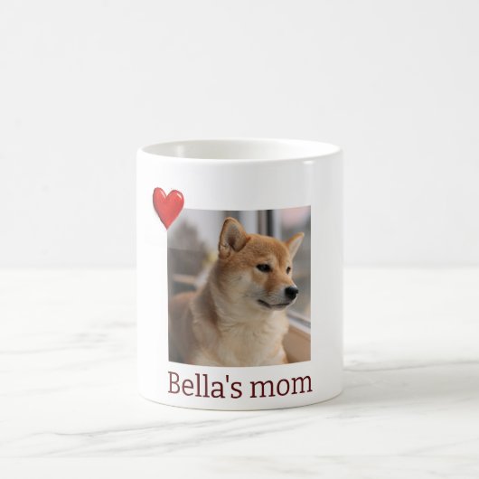Furry Friend, Loving Mum – Custom Mug Koffiemok (Center)