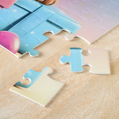 Furry Friends Boxer Puppy en kleurrijke geschenken Legpuzzel (Zijkant)