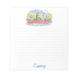 Furry Friends Canoe Note Pad Notitieblok