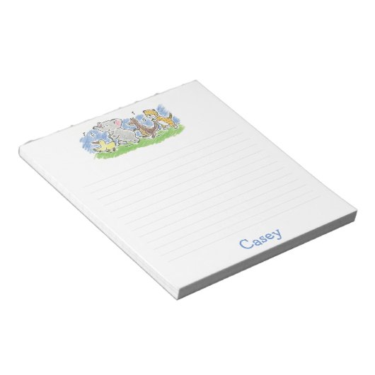 Furry Friends Conga Note Pad Notitieblok (Schuin)