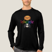 Furry Friends Happy Heart - Pet Lover Graphic T-sh Tri-Blend Shirt (Voorkant volledig)