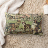 Furry Friends Hondenliefhebbers Lumbar Pillow Kussen (Deken)