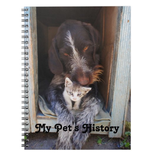 Furry Friends Huisdier Geschiedenis Notitieboek (Voorkant)