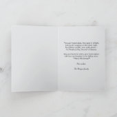 Furry Friends Looking at Santa Custom Christmas Kaart (Binnen)