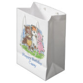 Furry Friends Trio Medium Gift Bag Medium Cadeauzakje (Voorkant Gekanteld)