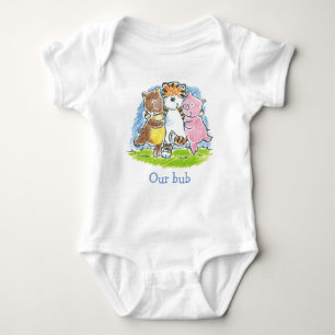 Furry Friends Trio Onsie Romper