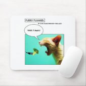 Furry Funnies ~ cat en broccoli Muismat (Met muis)