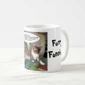 Furry Funnies "Cat with a Mouse" Koffiemok (Voorkant rechts)
