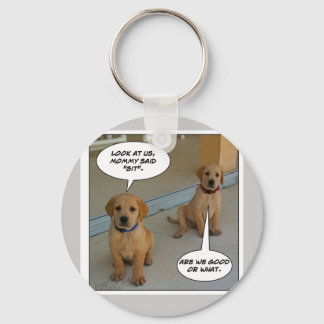 Furry Funnies "LAB PUPS?" Sleutelhanger
