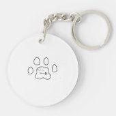 furry island fox and furry island mark key ring sleutelhanger (Achterkant)