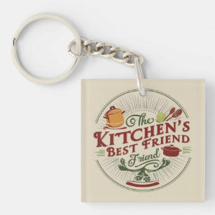Furry Kitchen Helper Sleutelhanger