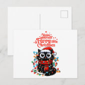 Furry Little Christmas Briefkaart (Voorkant / Achterkant)
