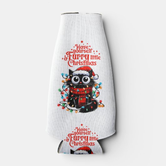 Furry Little Christmas Flesjeskoeler (Voorkant)