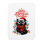 Furry Little Christmas Magneet (Verticaal)