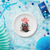 Furry Little Christmas Papieren Bordje (Feest)
