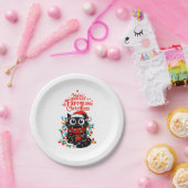 Furry Little Christmas Papieren Bordje (Feest)