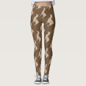 Furry Llama-Leggings Leggings (Voorkant)