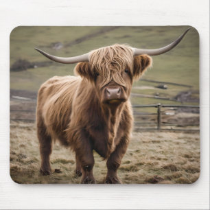 **"Furry Majesty: The Woolly Brown Highland Koe"** Muismat