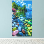 Furry Memories – Custom Canvas Portraits (Insitu (Houten vloer))